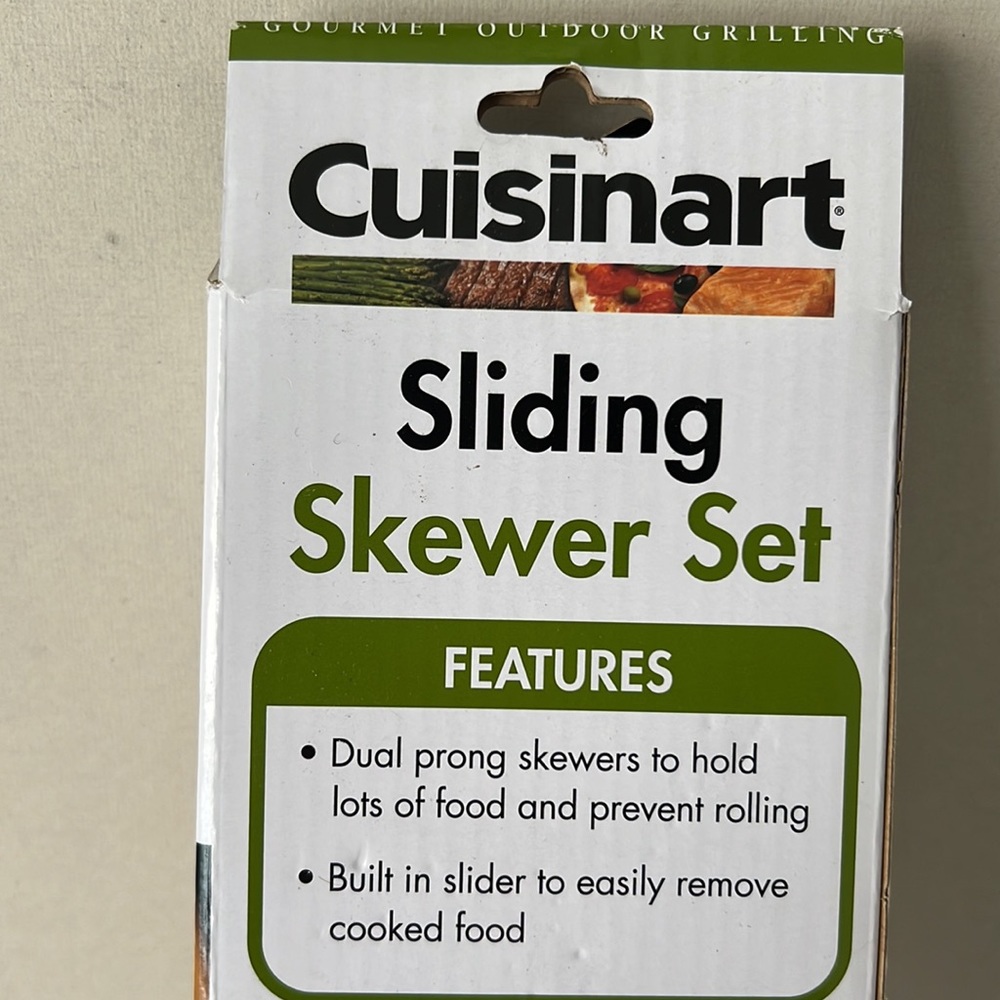 NIB Cuisinart Sliding Skewer Set🍢 - Picture 3 of 6